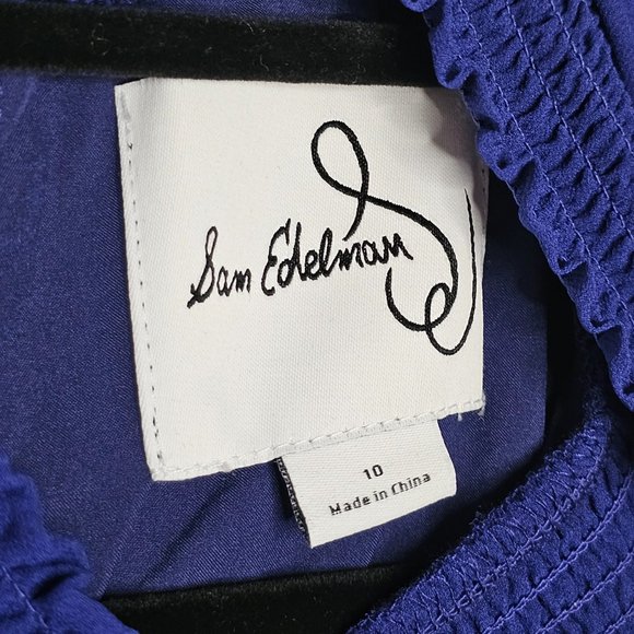 NWOT Sam Edelman Women's Blue Dress Size 10 - Picture 3 of 7